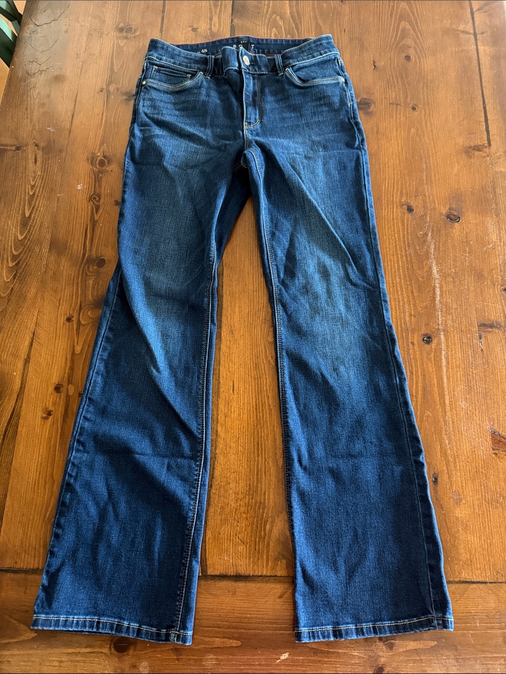 White House Black Market Dark Indigo Bootcut Jeans